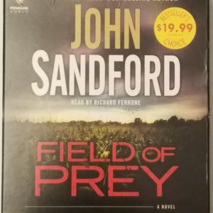 John Sandford “Field of Prey” Book on Audio CD.